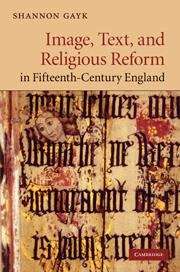 Book cover of Image, Text, and Religious Reform in Fifteenth-Century England