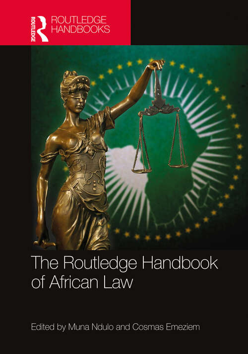 Book cover of The Routledge Handbook of African Law