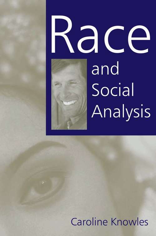 Book cover of Race and Social Analysis