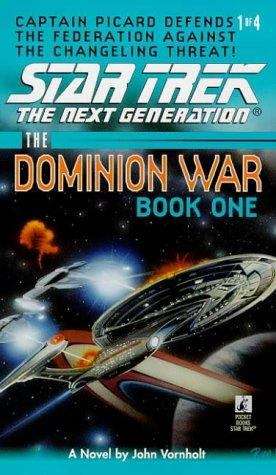 Book cover of Star Trek the Next Generation: the Dominion War Behind Enemy Lines
