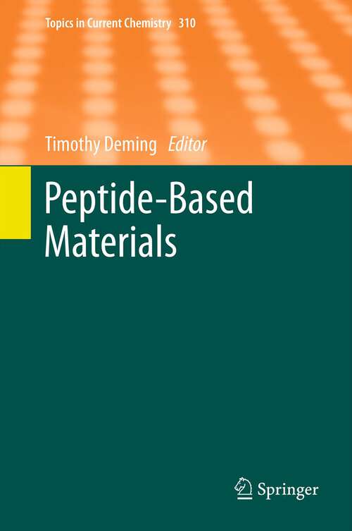 Book cover of Peptide-Based Materials