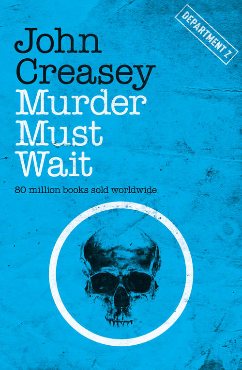 Book cover of Murder Must Wait (Department Z #12)