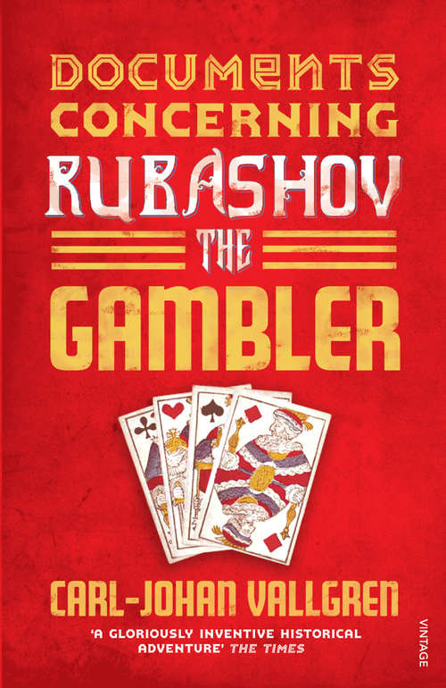 Book cover of Documents Concerning Rubashov the Gambler