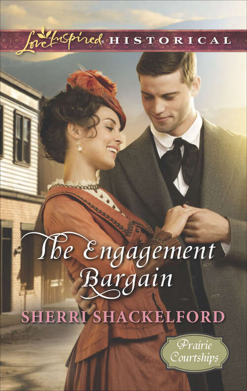 Book cover of The Engagement Bargain: Daddy Wanted The Fireman's Secret Falling For Texas The Engagement Bargain (Prairie Courtships)