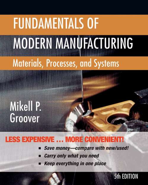 Book cover of Fundamentals of Modern Manufacturing : Materials, Processes, and Systems,Fifth Edition