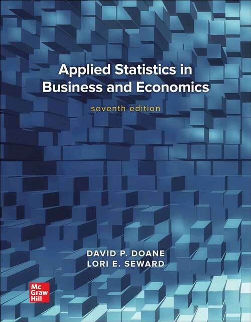 Book cover of Applied Statistics in Business and Economics
