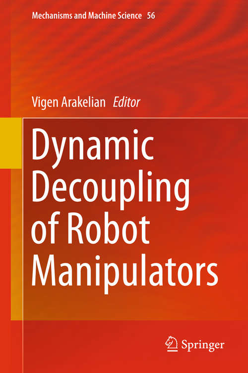 Book cover of Dynamic Decoupling of Robot Manipulators