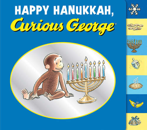 Book cover of Happy Hanukkah, Curious George (Curious George)