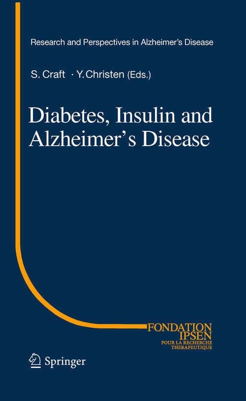 Book cover of Diabetes, Insulin and Alzheimer's Disease