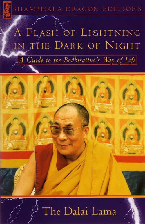 Book cover of A Flash of Lightning in the Dark of Night: A Guide to the Bodhisattva's Way of Life