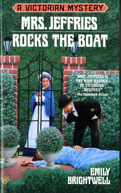 Book cover of Mrs. Jeffries Rocks the boat