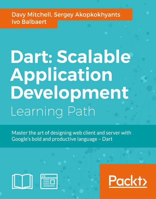 Book cover of Dart: Scalable Application Development