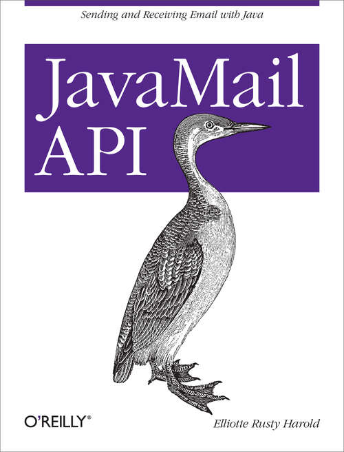 Book cover of JavaMail API: Sending and Receiving Email with Java