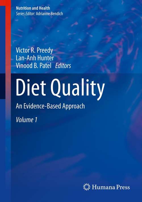 Book cover of Diet Quality: An Evidence-Based Approach, Volume 1