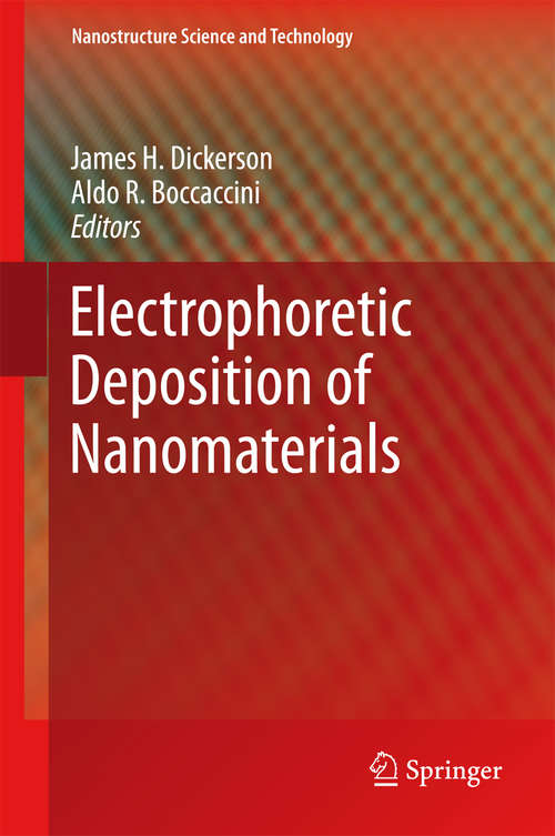 Book cover of Electrophoretic Deposition of Nanomaterials
