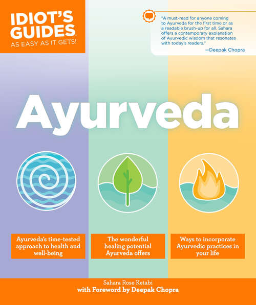 Book cover of Ayurveda (Idiot's Guides)