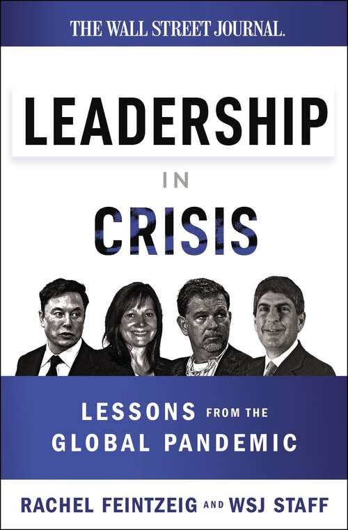Book cover of Leadership in Crisis: Lessons from the Global Pandemic