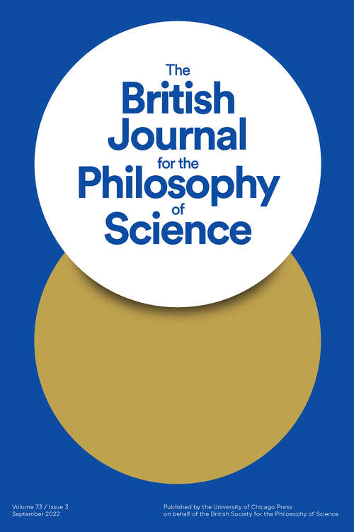 Book cover of The British Journal for the Philosophy of Science, volume 73 number 3 (September 2022)