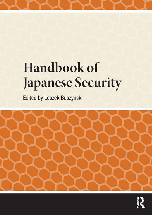 Book cover of Handbook of Japanese Security (1) (Handbooks on Japanese Studies)