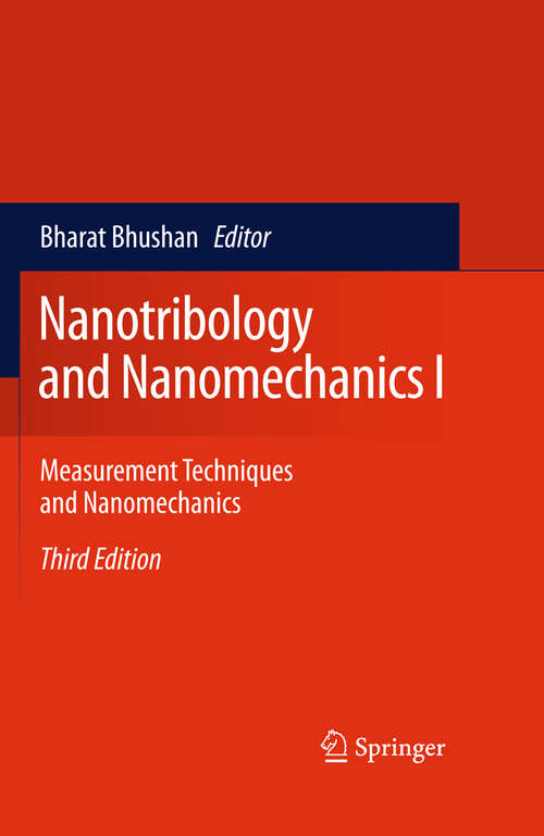 Book cover of Nanotribology and Nanomechanics I