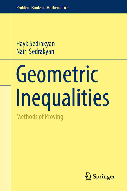 Book cover of Geometric Inequalities