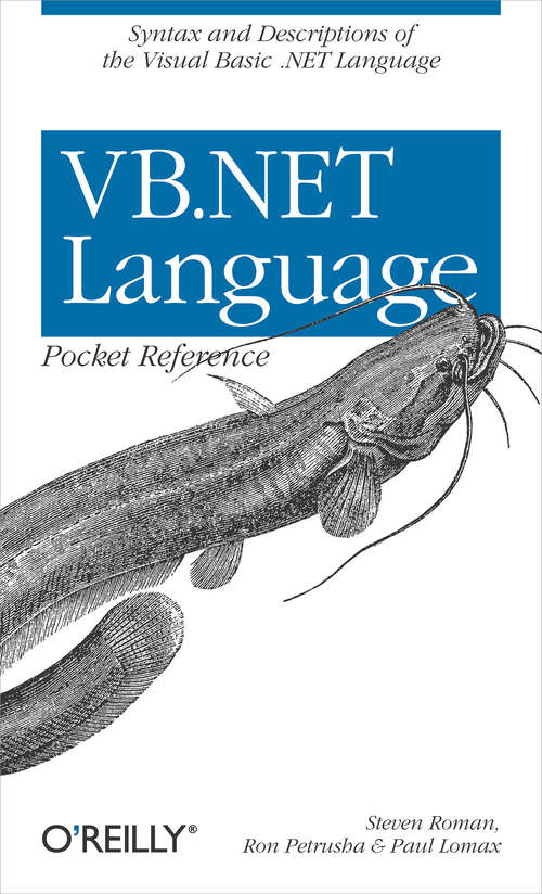 Book cover of VB.NET Language Pocket Reference