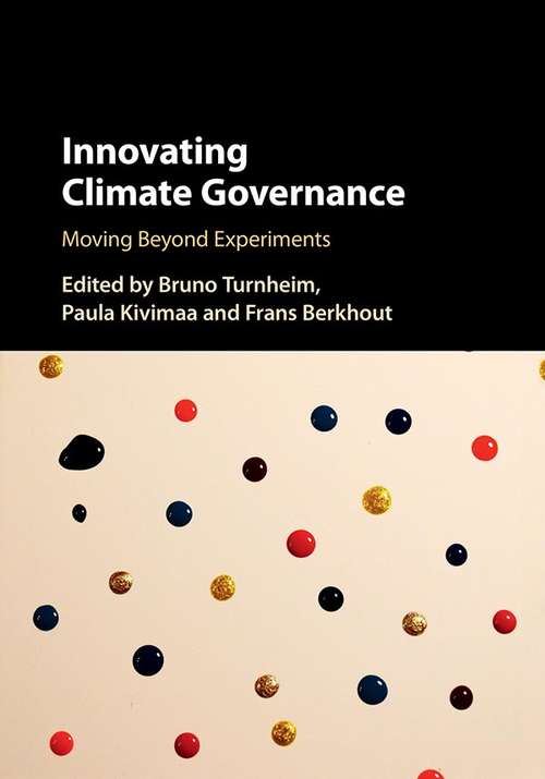 Book cover of Innovating Climate Governance: Moving Beyond Experiments