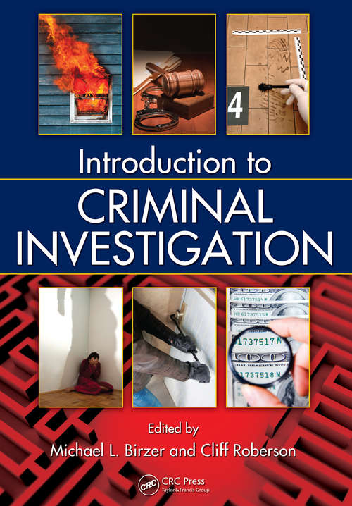 Book cover of Introduction to Criminal Investigation