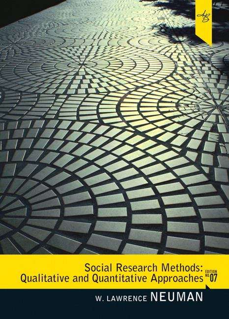 Book cover of Social Research Methods: Qualitative and Quantitative Approaches (7th Edition)