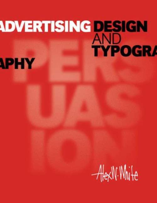 Book cover of Advertising Design and Typography