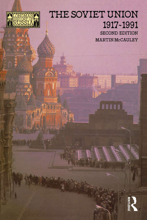 Book cover of The Soviet Union 1917-1991