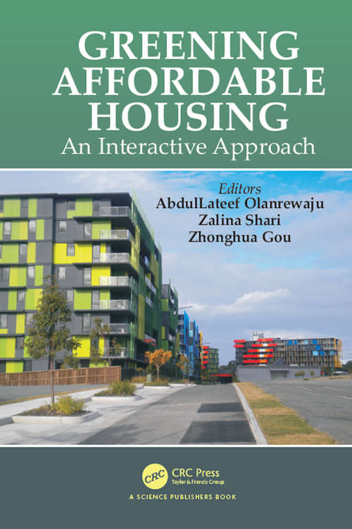 Book cover of Greening Affordable Housing: An Interactive Approach