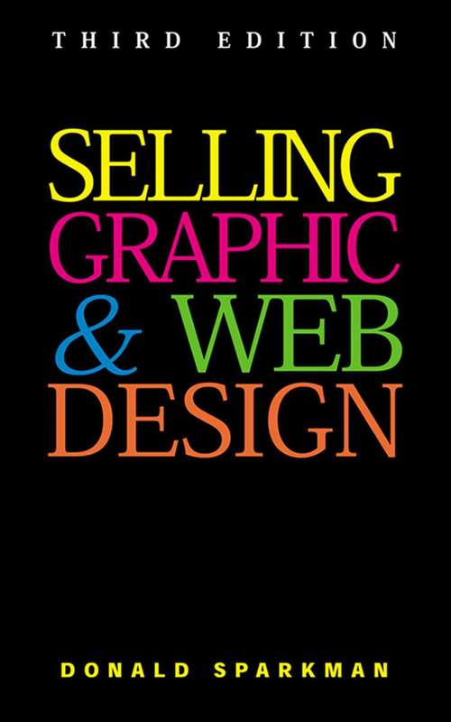 Book cover of Selling Graphic and Web Design