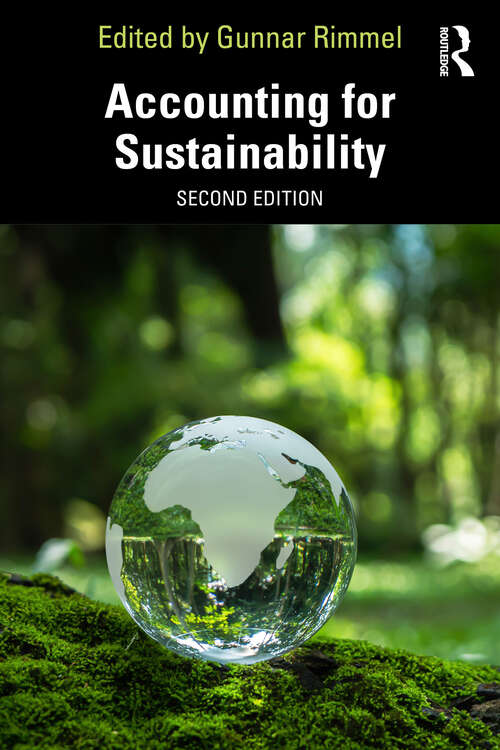 Book cover of Accounting for Sustainability (2)