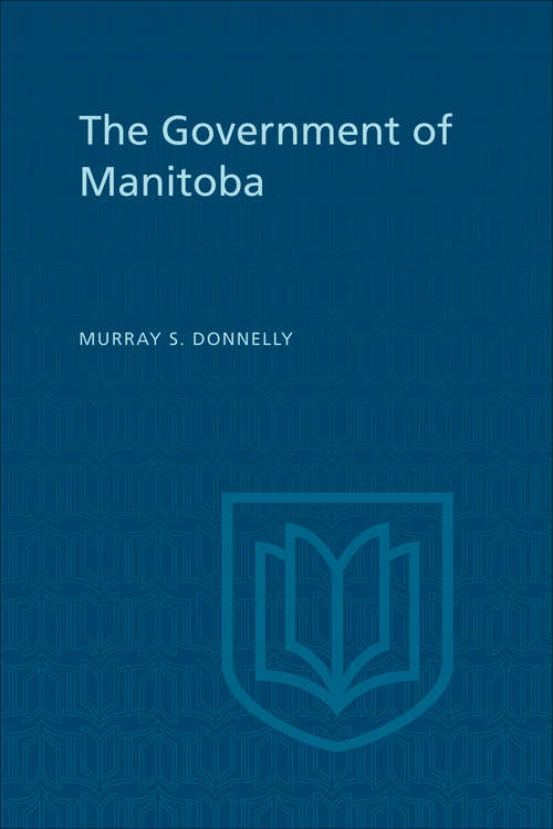 Book cover of The Government of Manitoba