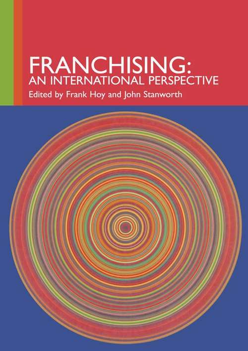 Franchising: An International Perspective