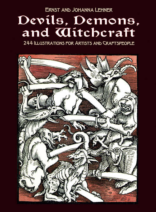 Book cover of Devils, Demons, and Witchcraft: 244 Illustrations for Artists
