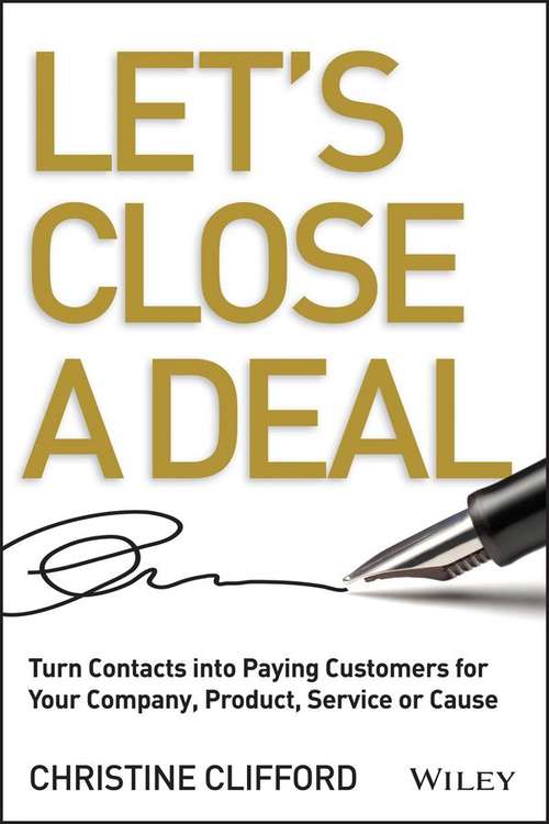 Book cover of Let's Close a Deal