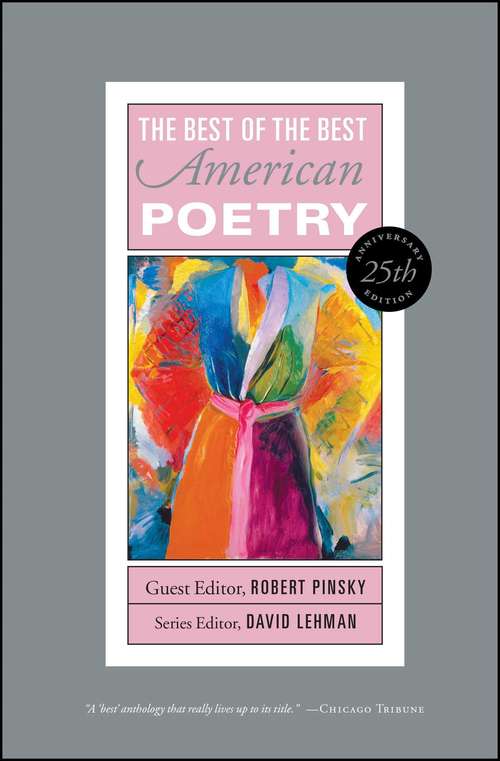 Best of the Best American Poetry: 25th Anniversary Edition