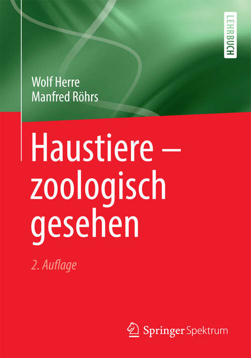 Book cover of Haustiere - zoologisch gesehen