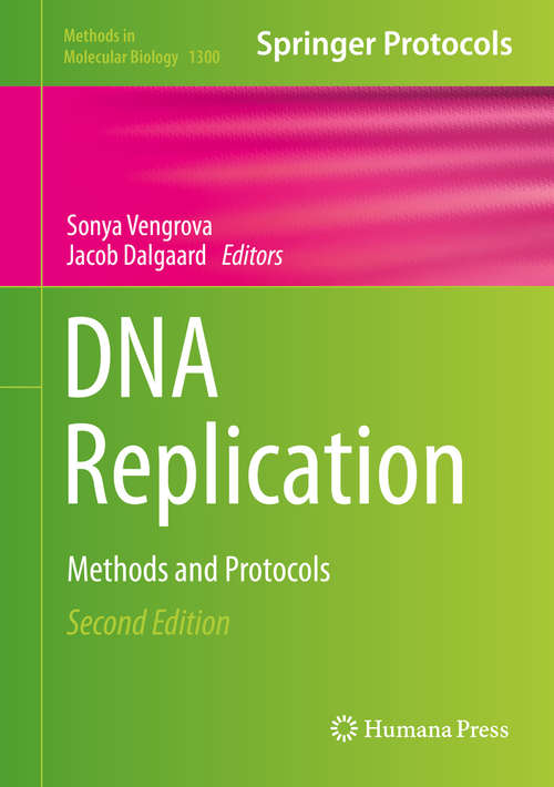 Book cover of DNA Replication