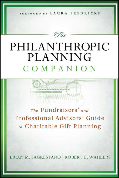 Book cover of The Philanthropic Planning Companion