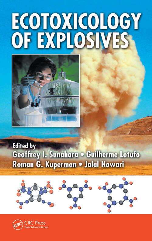 Book cover of Ecotoxicology of Explosives
