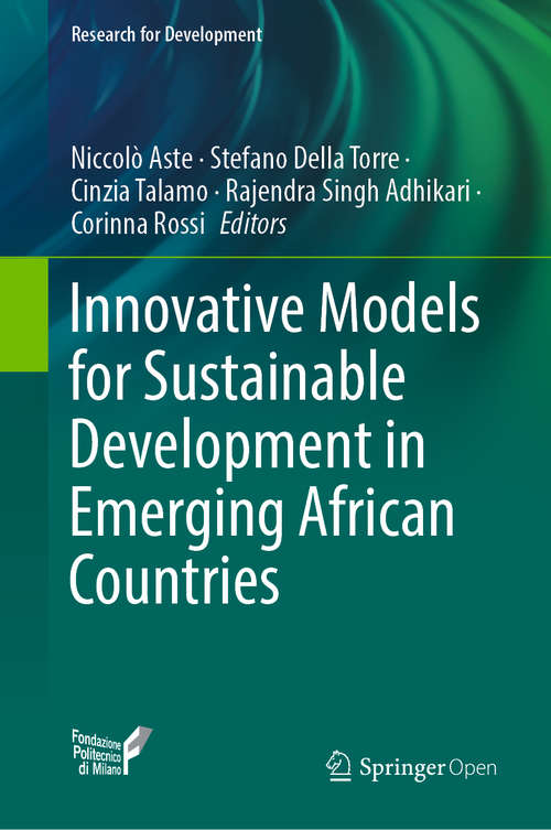 Innovative Models for Sustainable Development in Emerging African Countries (Research for Development)