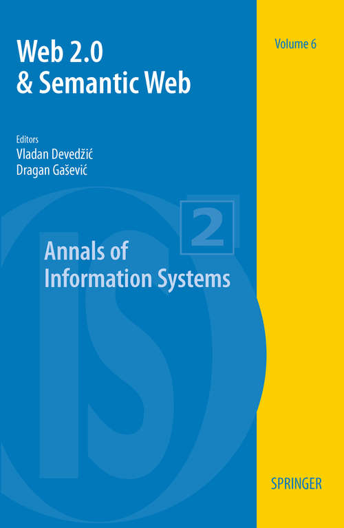 Book cover of Web 2.0 & Semantic Web
