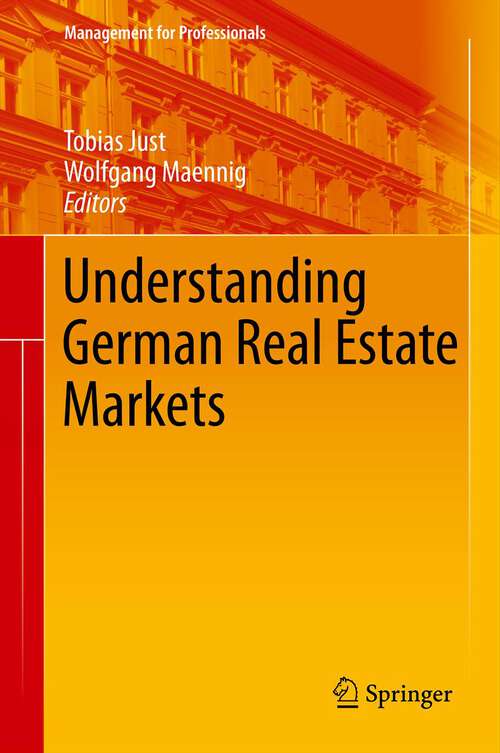 Book cover of Understanding German Real Estate Markets