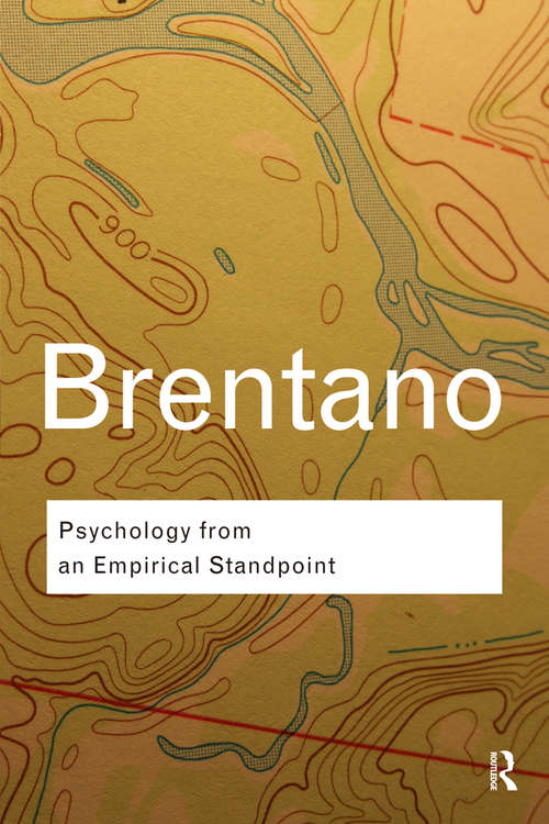 Book cover of Psychology from An Empirical Standpoint