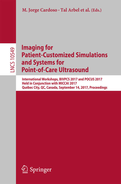 Imaging for Patient-Customized Simulations and Systems for Point-of-Care Ultrasound