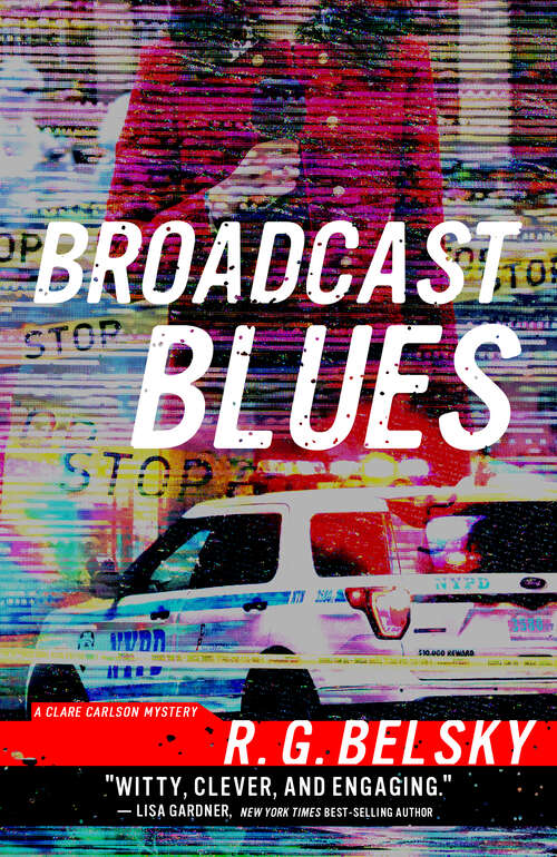 Book cover of Broadcast Blues (Clare Carlson Mystery #6)