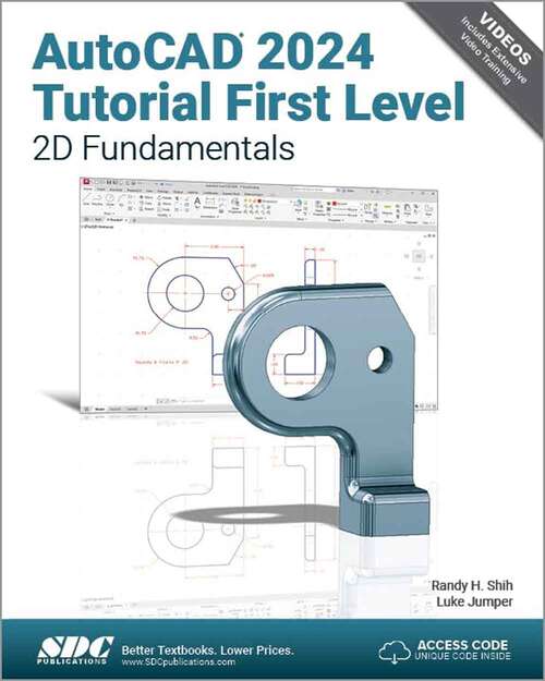 Book cover of AutoCAD 2024 Tutorial First Level 2D Fundamentals